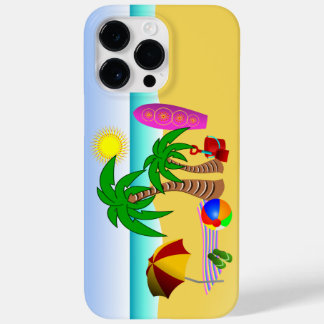 Coque Pour Pour iPhone 14 Pro Max Beach Bum Amusement dans la mer du soleil et Surf