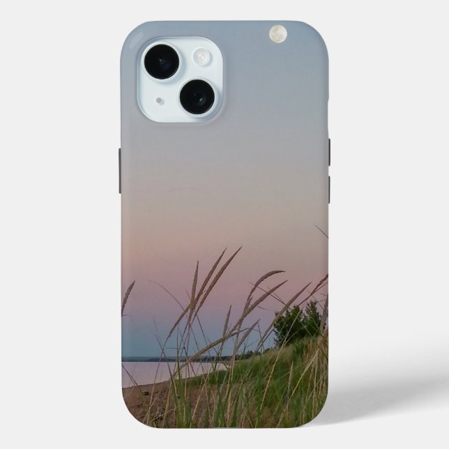 Coques Case-Mate iPhone Beach Dunes Pleine lune Sky du soir (Verso)