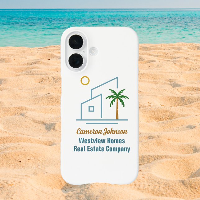 Coques Case-Mate iPhone Beach Real Estate Company Custom Coastal Realtor (Créateur téléchargé)