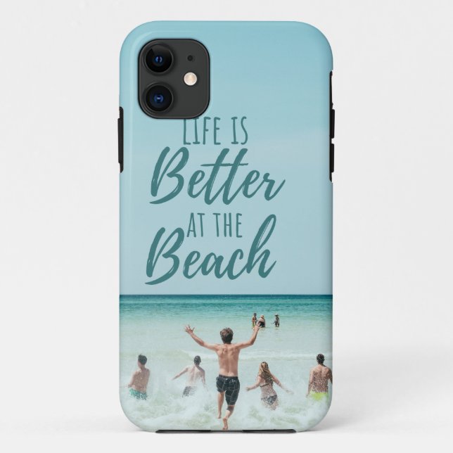 Coques Case-Mate iPhone Beach Seascape Life is Better at the Beach (Dos)