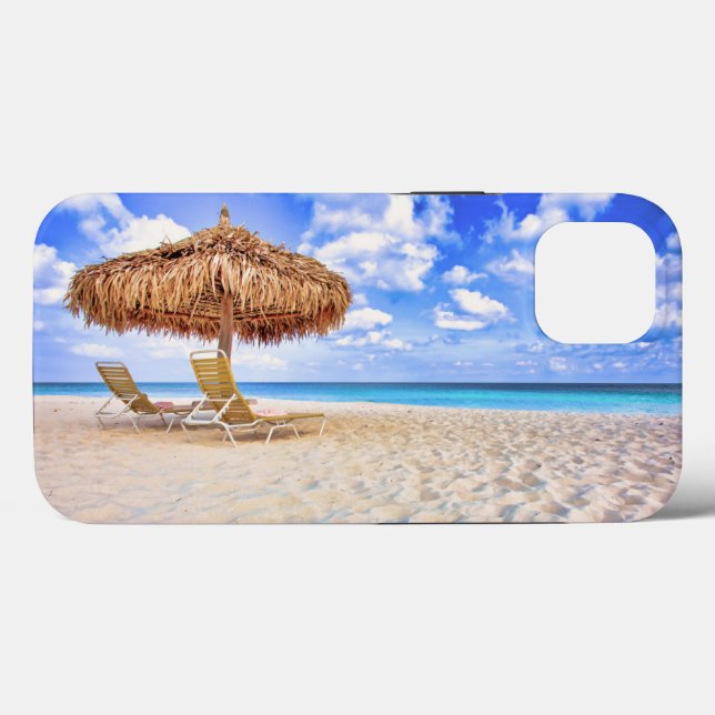 Coques Case-Mate iPhone Beaches tropicales | Aruba Sandy Beach (Verso (horizontal))