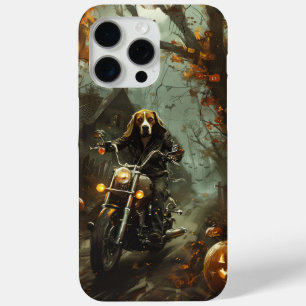 Coque Case-Mate iPhone Beagle équitation moto Halloween effroi