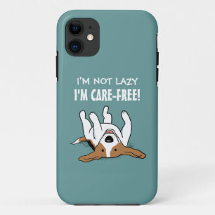 Etui iPhone Case-Mate Beagle Mignon - Chien avec Texte Personnalisé