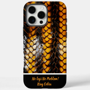 Coque iPhone 16 Pro Max Beau affichage motifs de peau de serpent