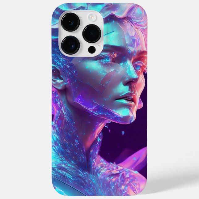 Coques Case-Mate iPhone Beau Ai Art Joli Verre Icy comme Femme (Verso)