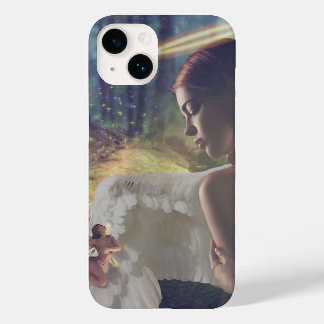 Coques Case-Mate iPhone Beau ange avec Imaginaire Fairy Art (Verso)
