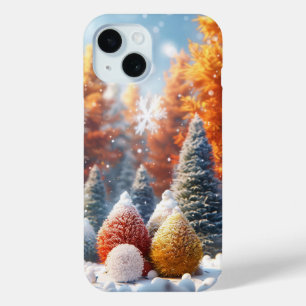 Coque Case-Mate iPhone Beau arbre d'automne en hiver