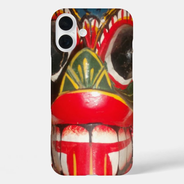 Coques Case-Mate iPhone Beau art traditionnel sri-lankais de masques de fe (Verso)
