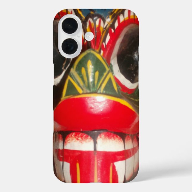 Coques Case-Mate iPhone Beau art traditionnel sri-lankais de masques de fe (Verso)