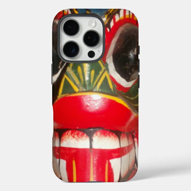 Coques Case-Mate iPhone Beau art traditionnel sri-lankais de masques de fe (Verso)