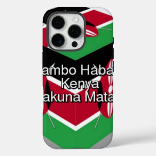 Coques iPhone 16 Pro 🇰 🇪 Beau Beau Drapeau Kenyan