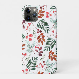 Case-Mate iPhone Case Beau Berry et Branches Aquarelle hiver