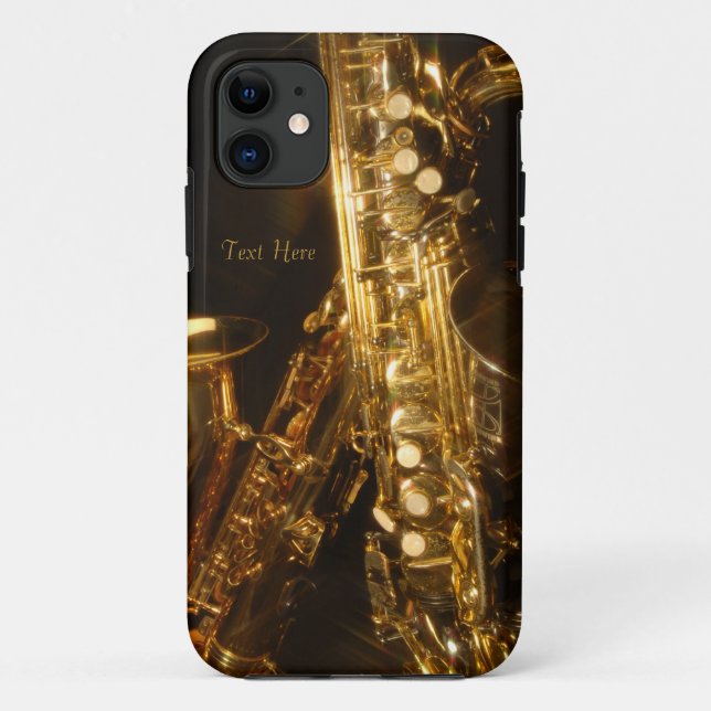 Coques Case-Mate iPhone Beau cas de l'iPhone 5 de Saxaphone (Dos)