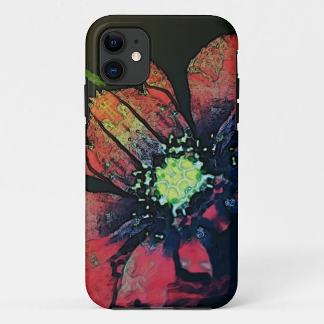Coques Case-Mate iPhone Beau cas floral abstrait de téléphone (Dos)