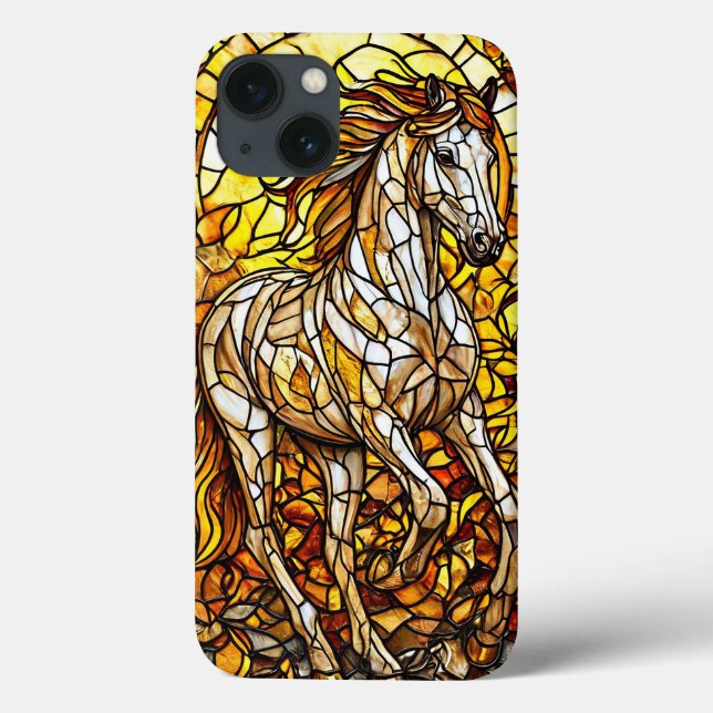 Coques Case-Mate iPhone Beau Cheval Verre Artisanal Cheval Amour (Verso)