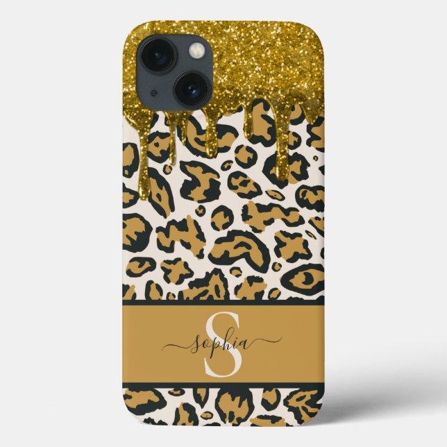 Coques Case-Mate iPhone Beau Chic Gold Faux Parties scintillant Empreinte  (Verso)