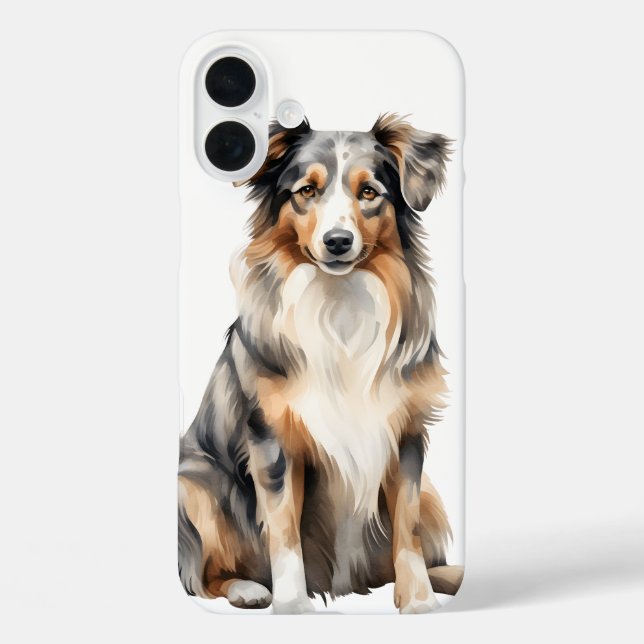 COQUES Case-Mate iPhone BEAU CHIEN AUSTRALIEN DE COULEUR D'EAU (Verso)
