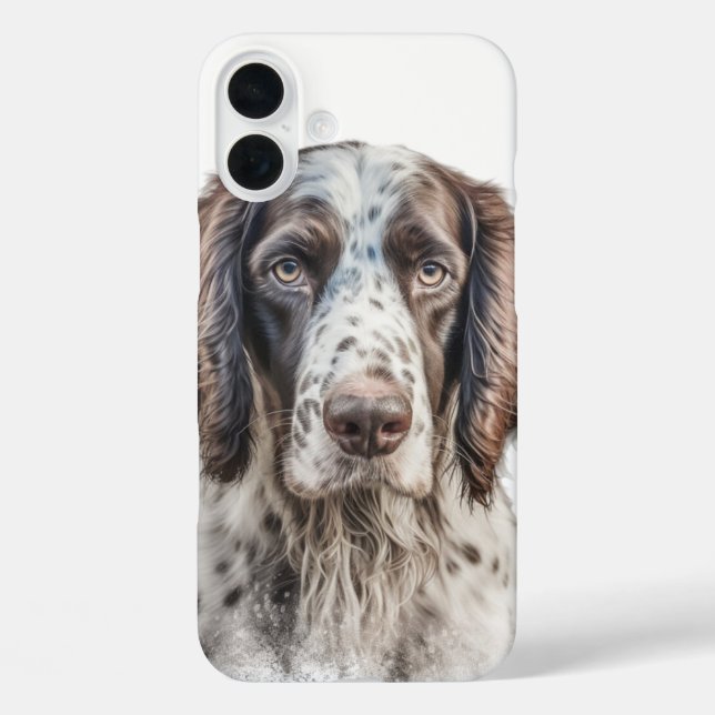 COQUES Case-Mate iPhone BEAU CHIEN DE SETTER ANGLAIS BROWN ET BLANC (Verso)