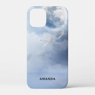 Case-Mate iPhone Case Beau ciel bleu avec cygnes volants