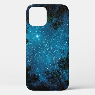 Case-Mate iPhone Case Beau ciel nocturne, la Voie Lactée et les arbres.