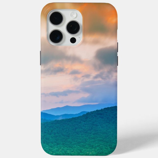 Coques Case-Mate iPhone Beau ciel, nuages rouges (Verso)