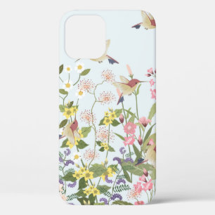 Case-Mate iPhone Case Beau colibri dans le jardin fleuri