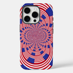 Coques iPhone 16 Pro Beau drapeau américain Extraordinaire Kaleidoscope