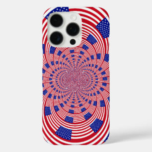 Coques iPhone 16 Pro Beau drapeau américain Extraordinaire Kaleidoscope
