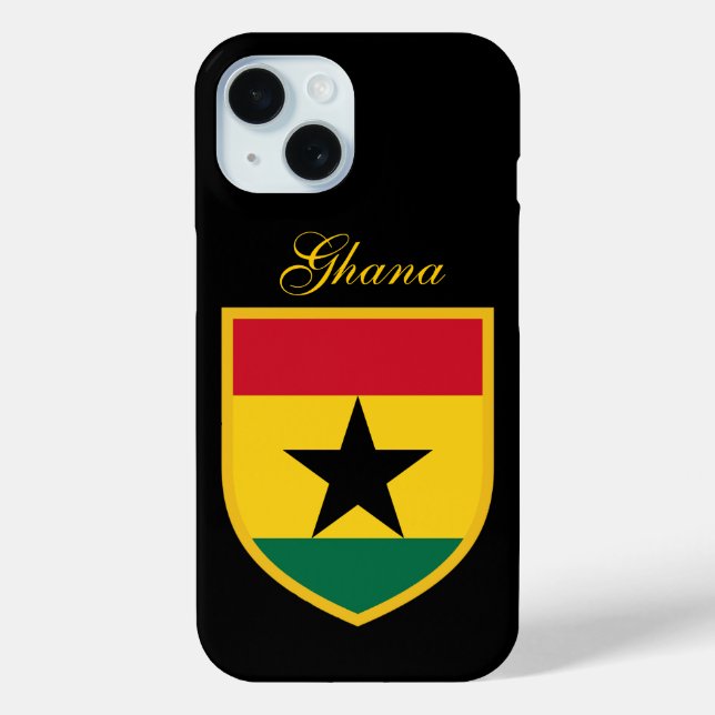 Coques Case-Mate iPhone Beau drapeau du Ghana (Verso)