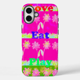 Coques iPhone 16 Plus Beau extraordinaire coloré Flora texte de citation
