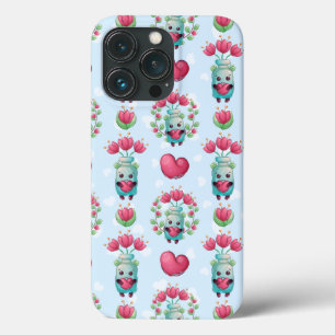 Case-Mate iPhone Case Beau Floral Mason Jar Hearts Motif