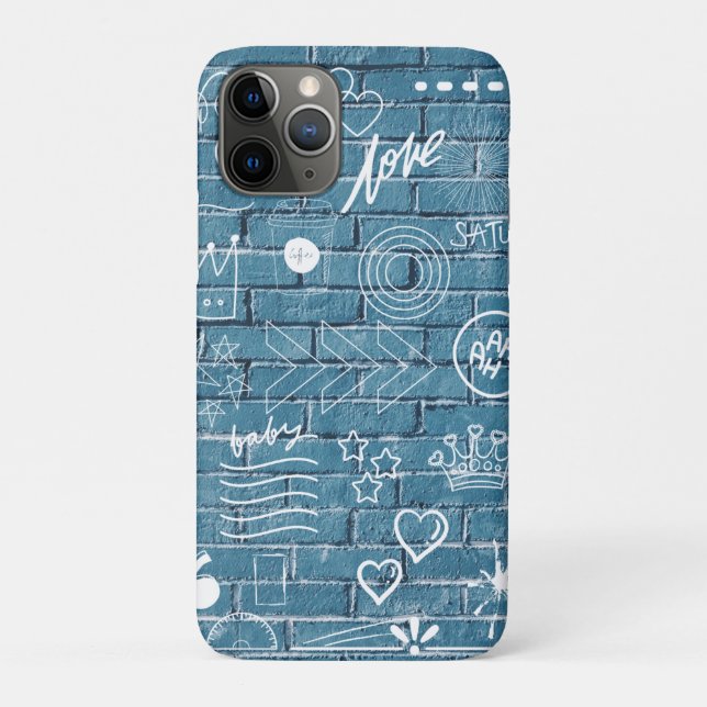Coques Case-Mate iPhone Beau Graffiti Art sur Wall Green Calligraphy (Dos)