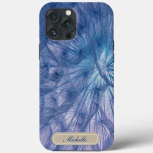 Case-Mate iPhone Case Beau Grand Dandelion bleu ciré
