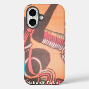 Coque Pour iPhone 16 Beau Kenya Massai Masai Hakuna Matata