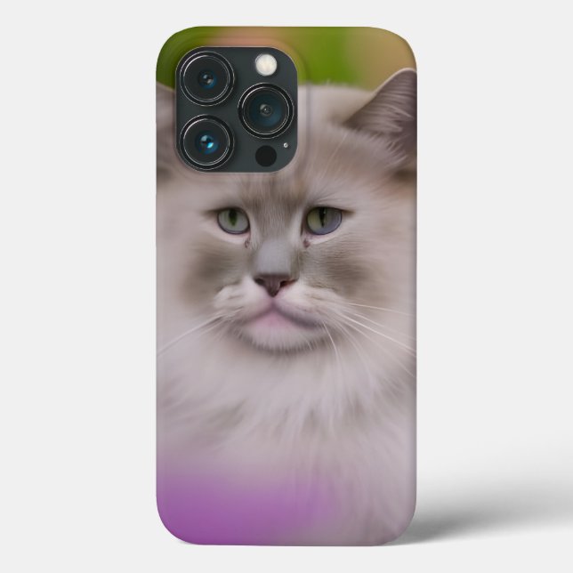 Coques Case-Mate iPhone Beau Maine Coon Himalayan Chat (Verso)