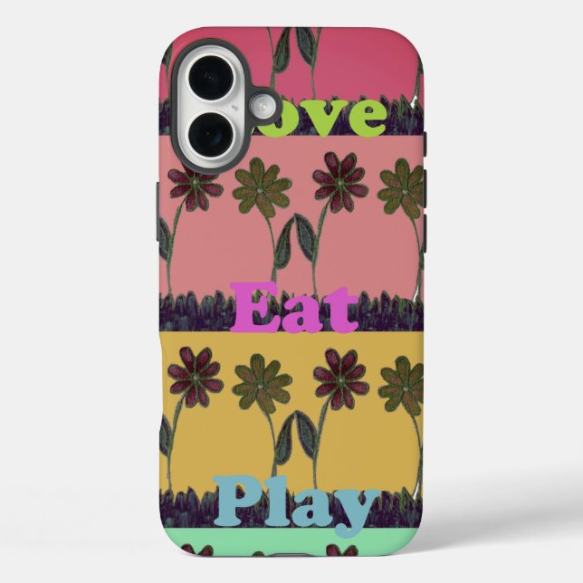 Coques Case-Mate iPhone Beau Manger Jouer Belle Fantastique couleurs Femin (Verso)