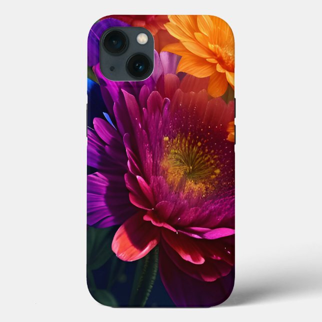 Coques Case-Mate iPhone Beau Mélange Fleur Vibrant 2 (Verso)