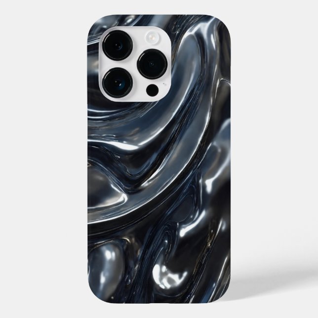 Coques Case-Mate iPhone Beau motif de couleurs de titane (Verso)