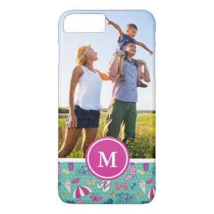 Coque iPhone 8 Plus/7 Plus Beau motif fait sur commande d'été de photo et d