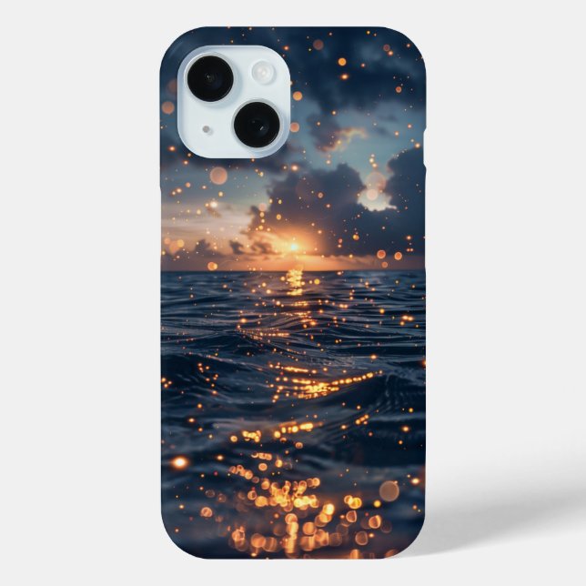 Coques Case-Mate iPhone Beau océan au coucher du soleil (Verso)