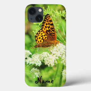 Etui iPhone 13 Beau papillon naturel