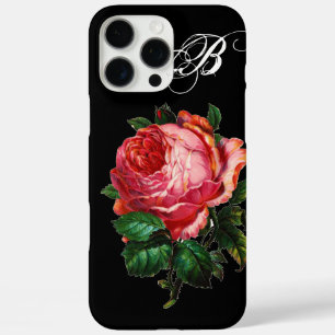 COQUES iPhone 16 PRO MAX BEAU ROSE ROSE ROSE MONOGRAM