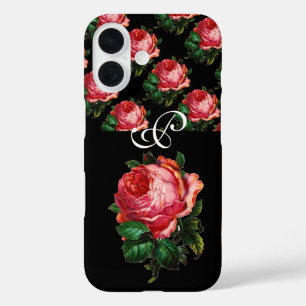 COQUE POUR iPhone 16 BEAU ROSE ROSE ROSE MONOGRAM