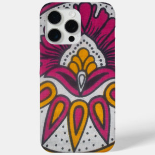 Coque Case-Mate iPhone Beau tissu africain coloré Motif Art Imprimer