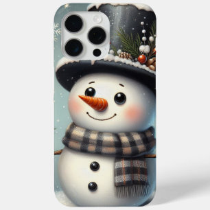 Coque Case-Mate iPhone Beau tourbillon Noël/bonhomme de neige d'hiver