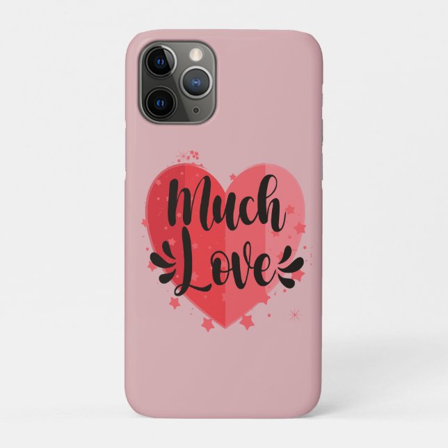 Coques Case-Mate iPhone Beaucoup d'amour, grand coeur (Dos)