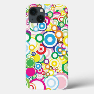 Etui iPhone 13 Beaucoup de cercles vifs