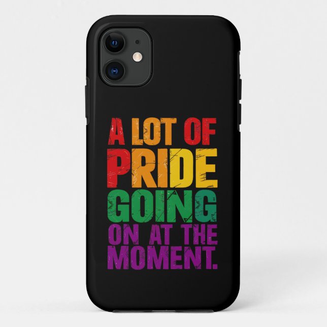 Coques Case-Mate iPhone Beaucoup de fierté à l'heure actuelle Mois de la f (Dos)