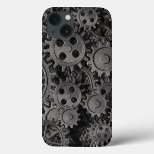iPhone 13 Coque Beaucoup de vieilles vitesses en métal ou pièces