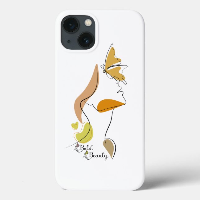 Coques Case-Mate iPhone Beauté Audacieuse Femmes Autonomisation Ligne Art  (Verso)
